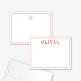 Double Thin Border Flat Card Set